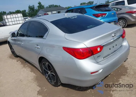 2016 Infiniti Q50 Premium from USA, damaged, VIN JN1CV7AR0GM252227
